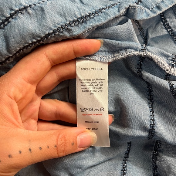 blu & blue [kid] gorgeous embroidered western dress size adult small [kids xxxl] - Picture 4 of 5